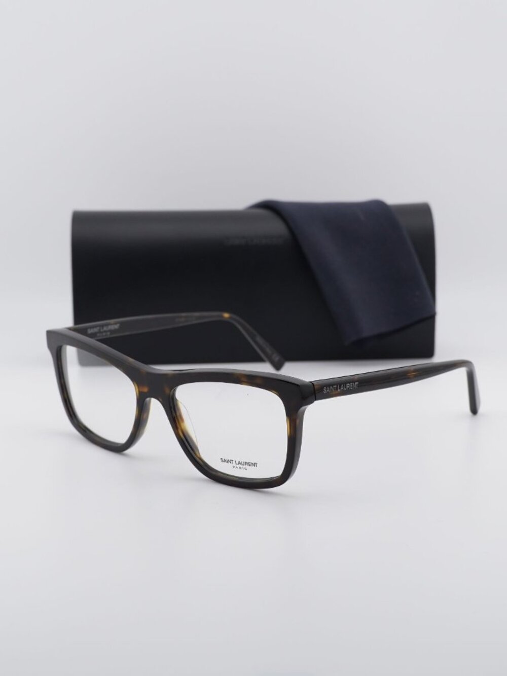 Saint Laurent SL481 002 Square Eyeglasses 55mm – Havana
